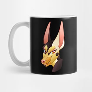 Draco Piebald Doberman Bust Mug